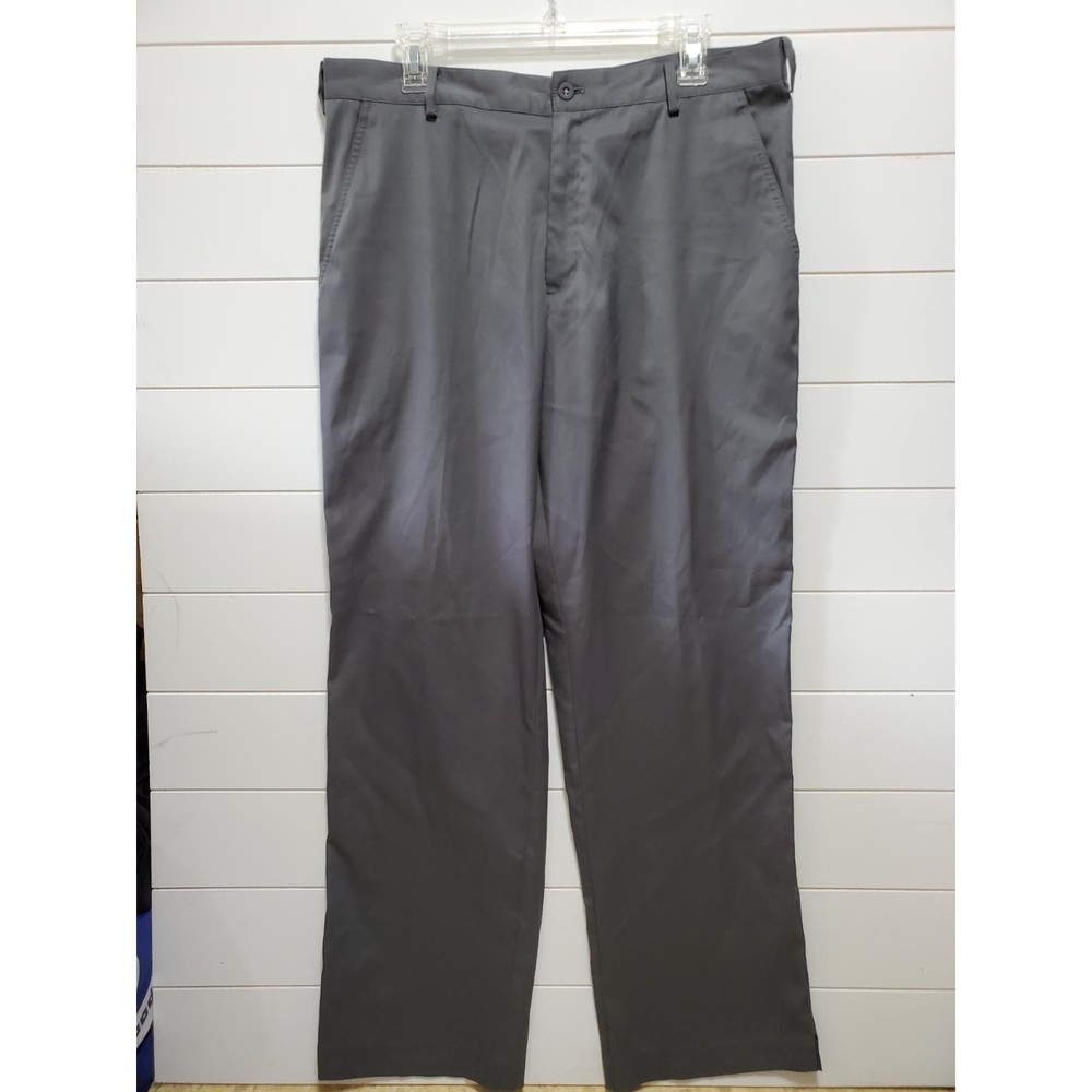 Nike Golf dri-fit mens size 34/32 dark gray pants front and back pockets stretch